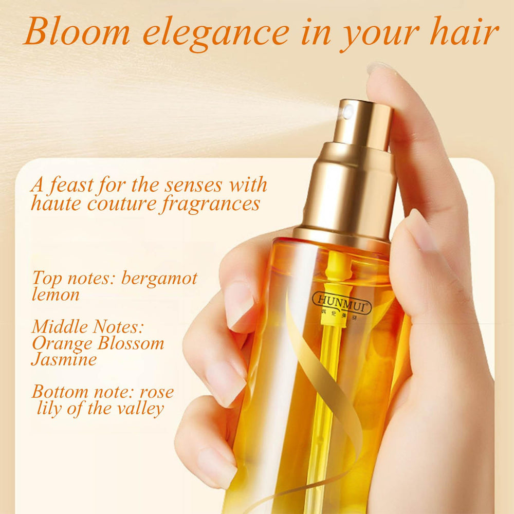 TUOSHITONG Avocado Hair Oil Spray mid-lengths coverage promotes smooth, manageable hair.