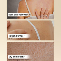 TUOSHITONG Glycolic Body Stick texture close-up shows creamy formula.