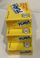 Tura germicidal medicated soap rich lather for a refreshing shower