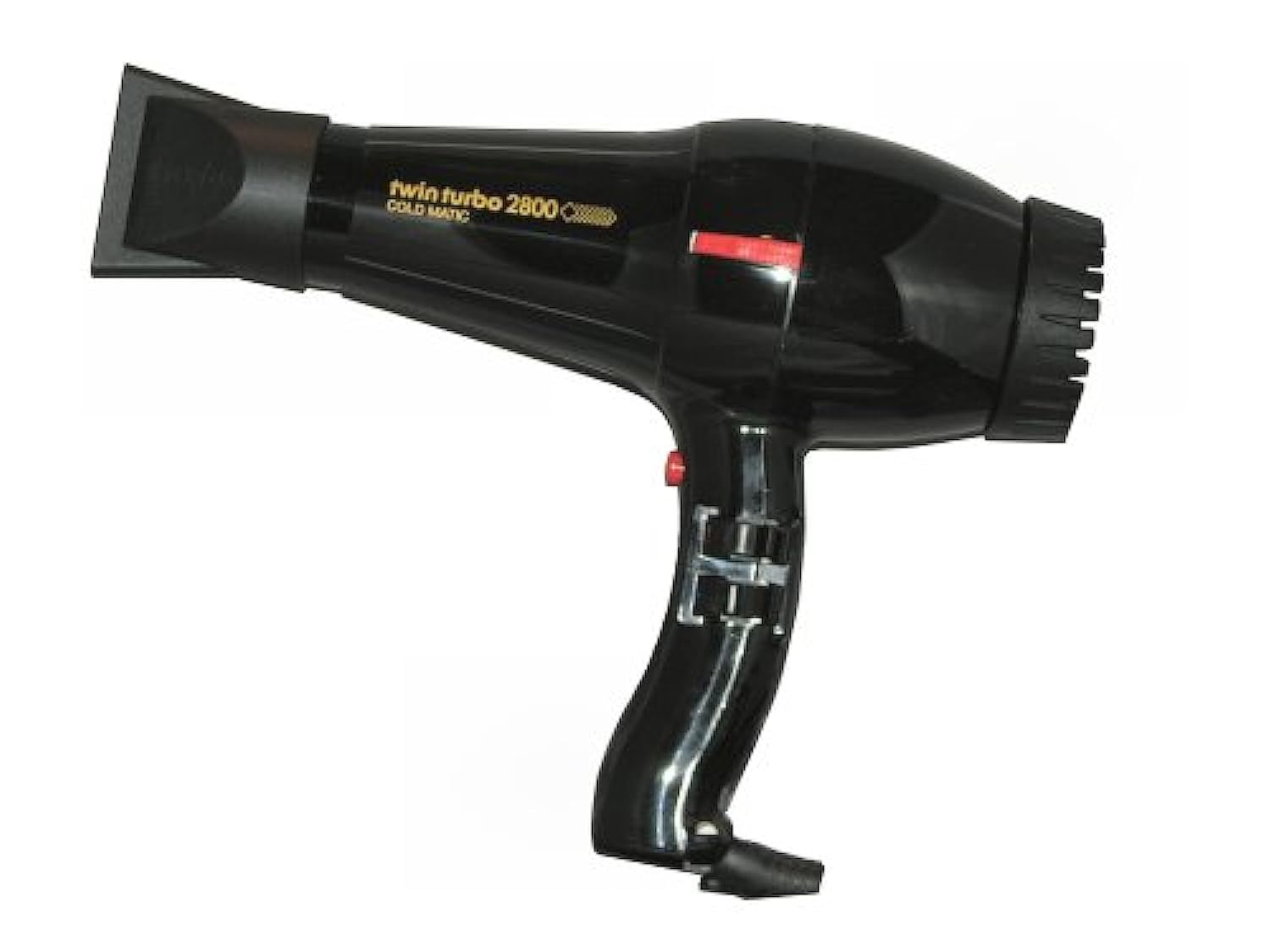 Turbo Power Twinturbo 2800 Coldmatic Hair Dryer front view for fast drying results.