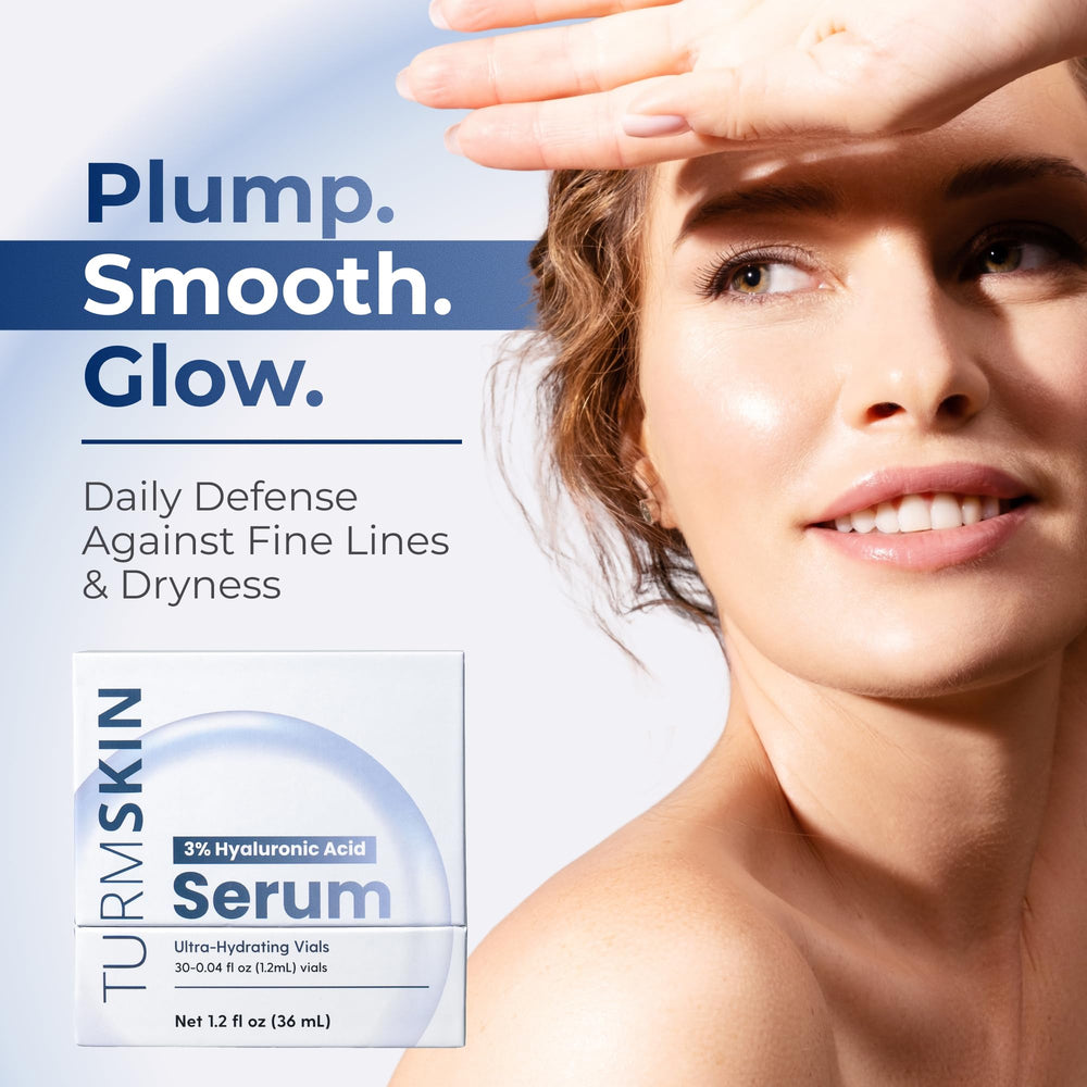 Turmskin 3% HA ampoules provide precise, single-dose application.