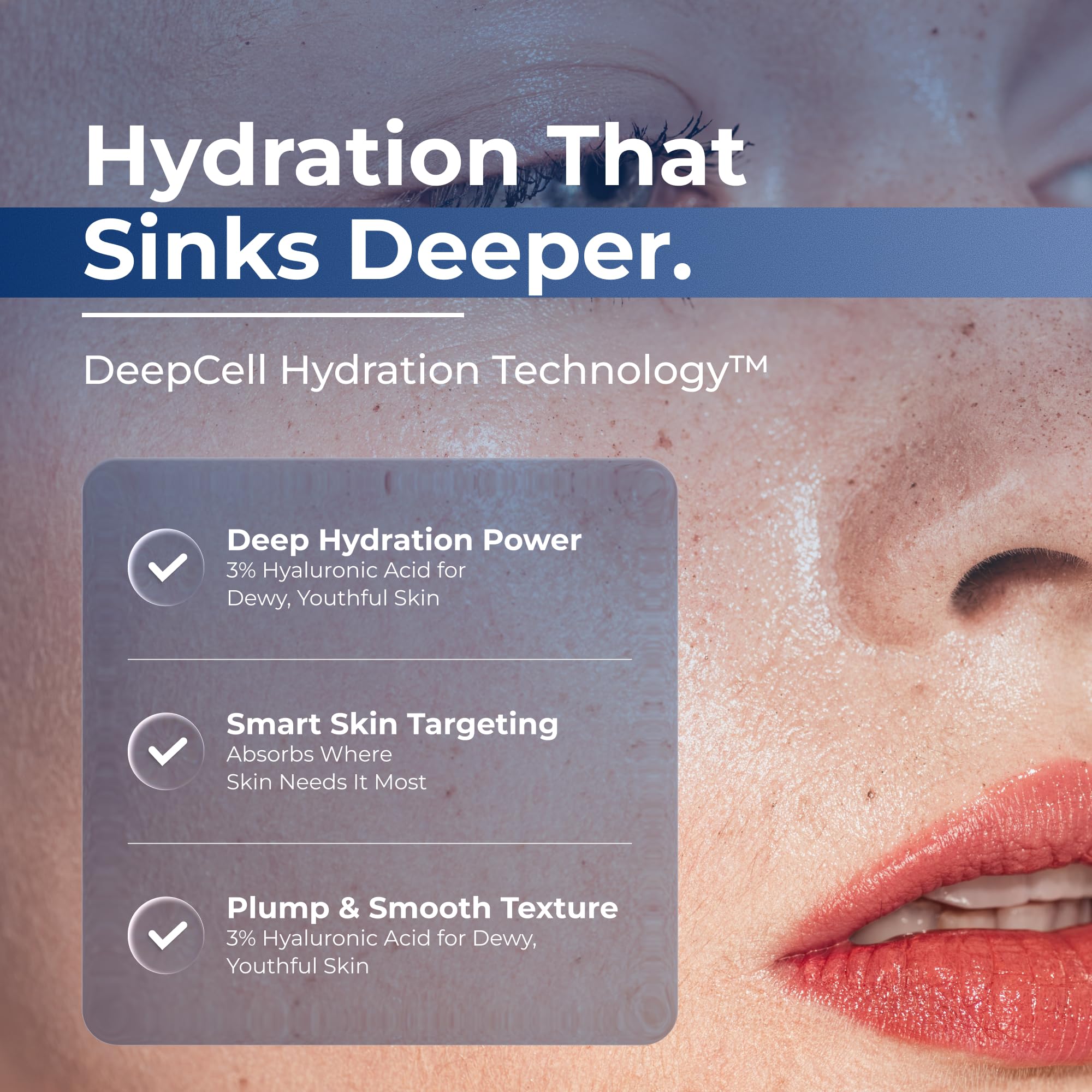 Soft PE vials enable clean, spa-like home use.