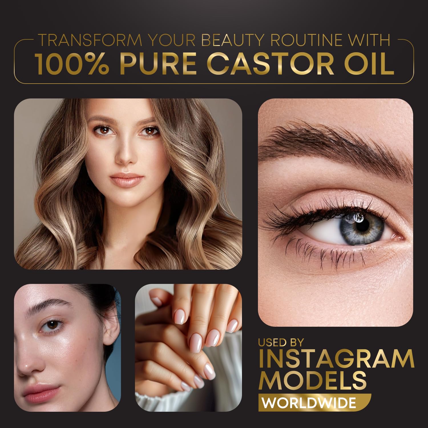 TURN TO EARTH hexane-free castor oil ensuring high purity formula