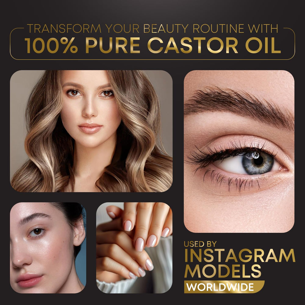 TURN TO EARTH hexane-free castor oil ensuring high purity formula
