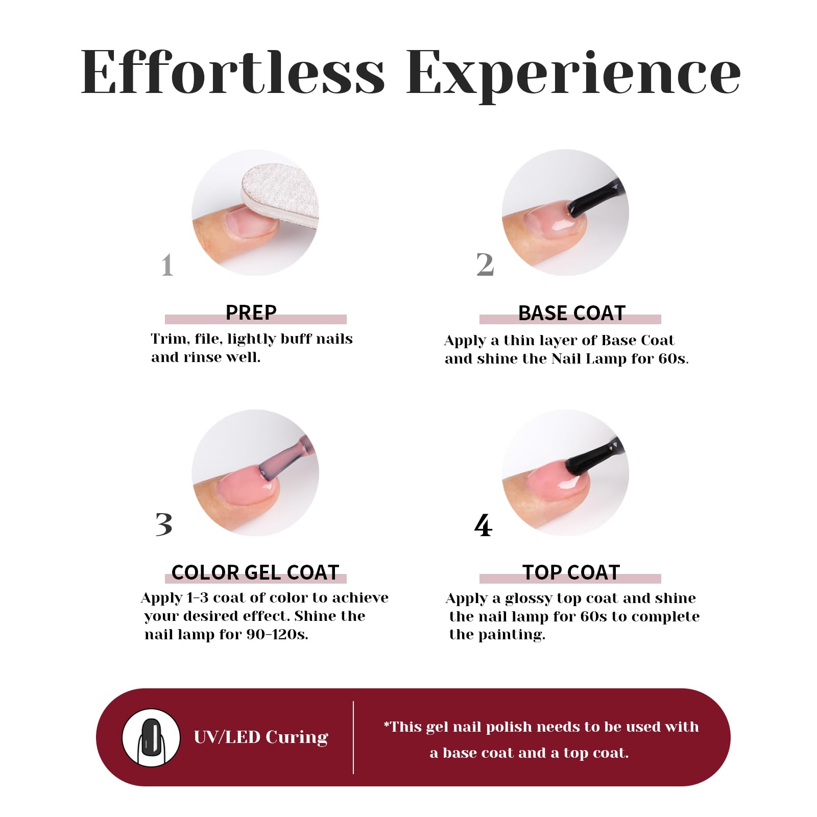 Eco-friendly toxin-free formula supports healthier nails.