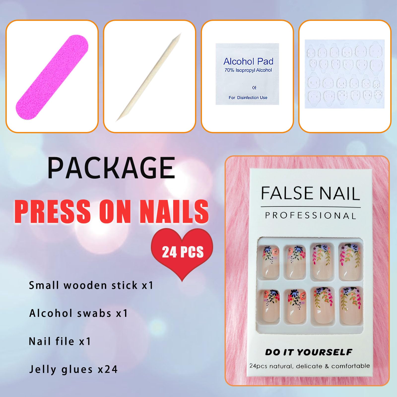 TUZANDW ABS material nails are non-toxic and low-odor for safe wear.