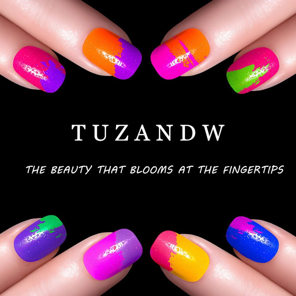 TUZANDW nails can be reused with glue sticker or last longer with liquid glue.