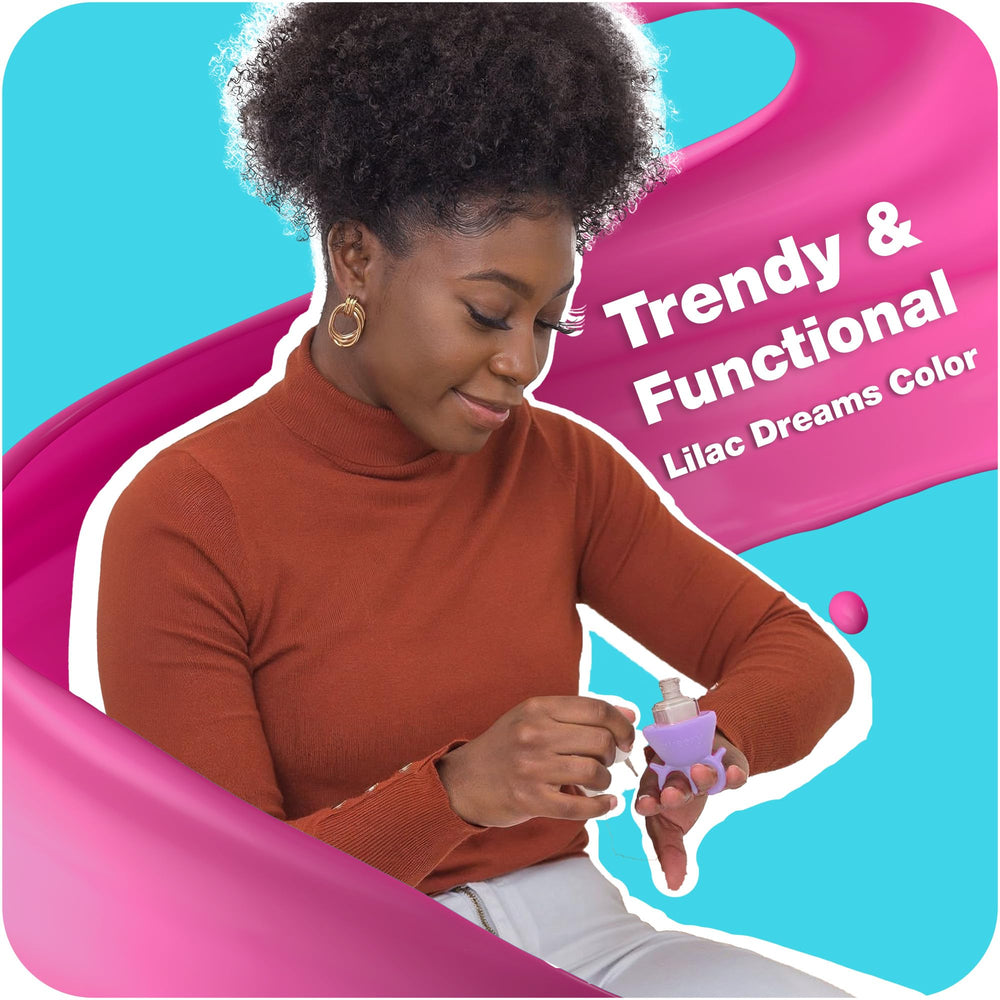 Tweexy silicone grip holds diverse bottle shapes securely.