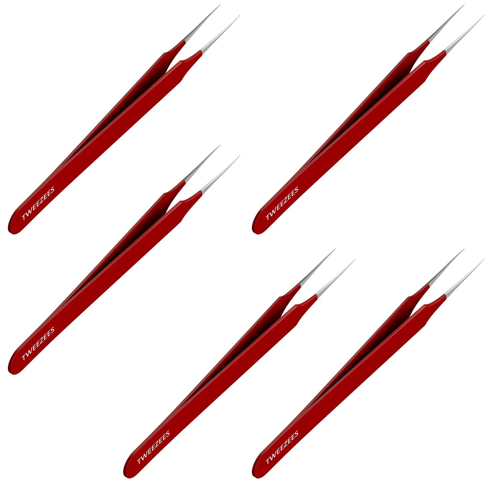 Tweezees gift-ready with red finish, ideal stocking stuffer for men and women.