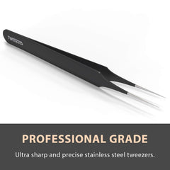Tweezees precision-pointed tip tweezers help with delicate hair and splinters