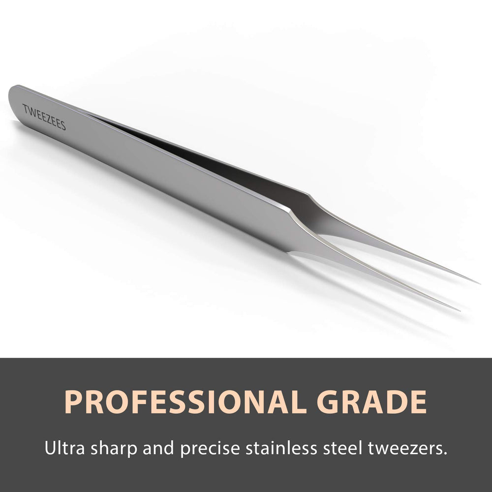 Tweezees surgical-grade Japanese steel tweezers for lasting durability