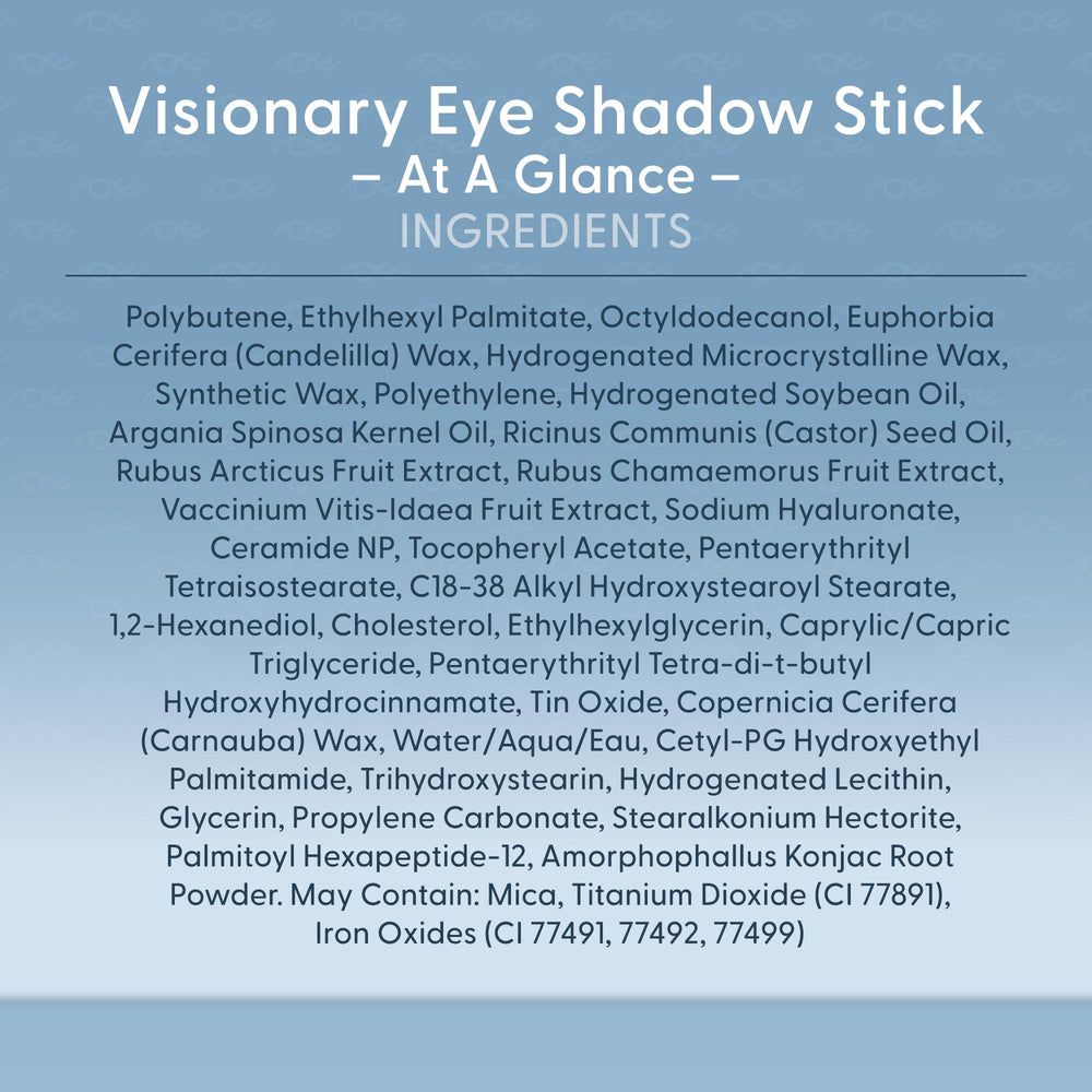 Twenty/Twenty Beauty Visionary Eye Shadow Stick enriched with Vitamin E for nourishing feel.