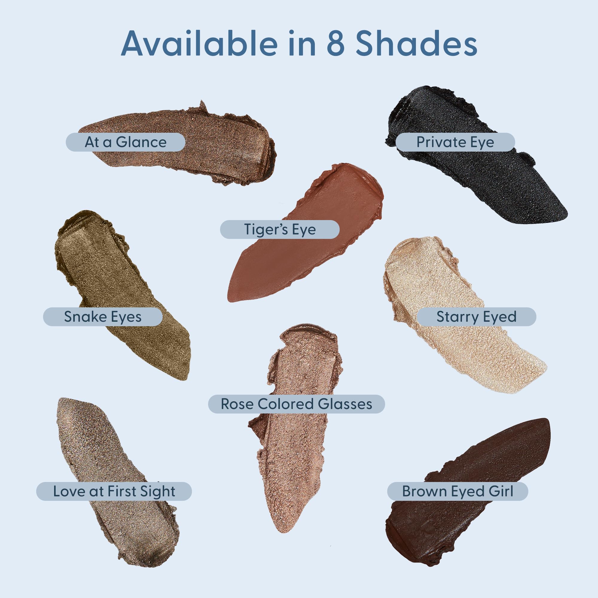 Easy application of Visionary Eyeshadow Stick for sensitive eyes and lenses.
