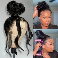 TwerkGirls Virgin Brazilian hair 360 full lace wig delivers natural movement.