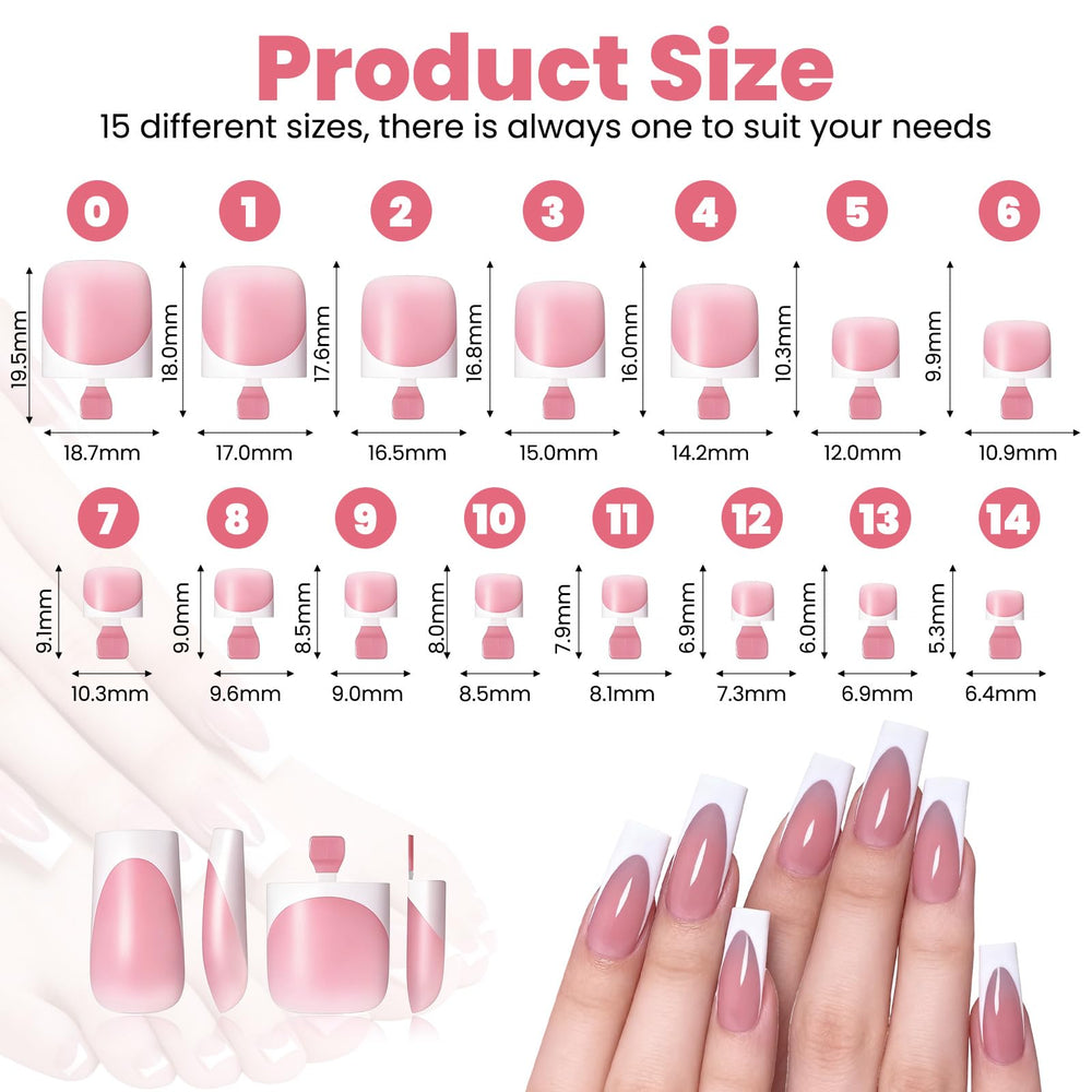 Tweruna matte finish nails help prevent chipping for longer wear.