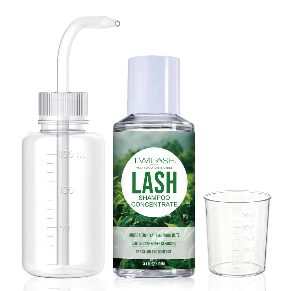Twilash by DLY concentrate bottle for high-yield salon refills and thorough cleansing.