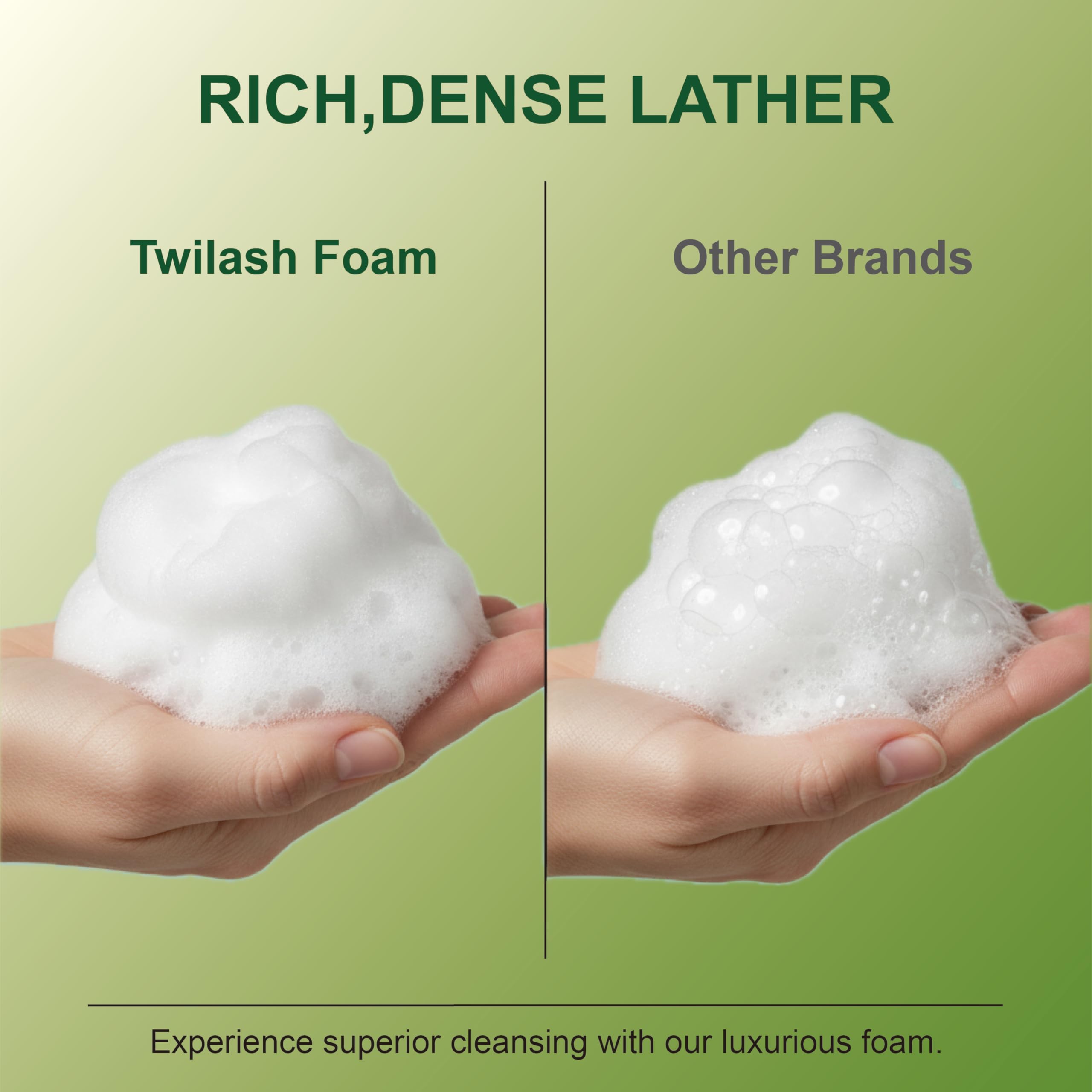 Twilash by DLY lash extension cleanser designed to clean between lashes safely.