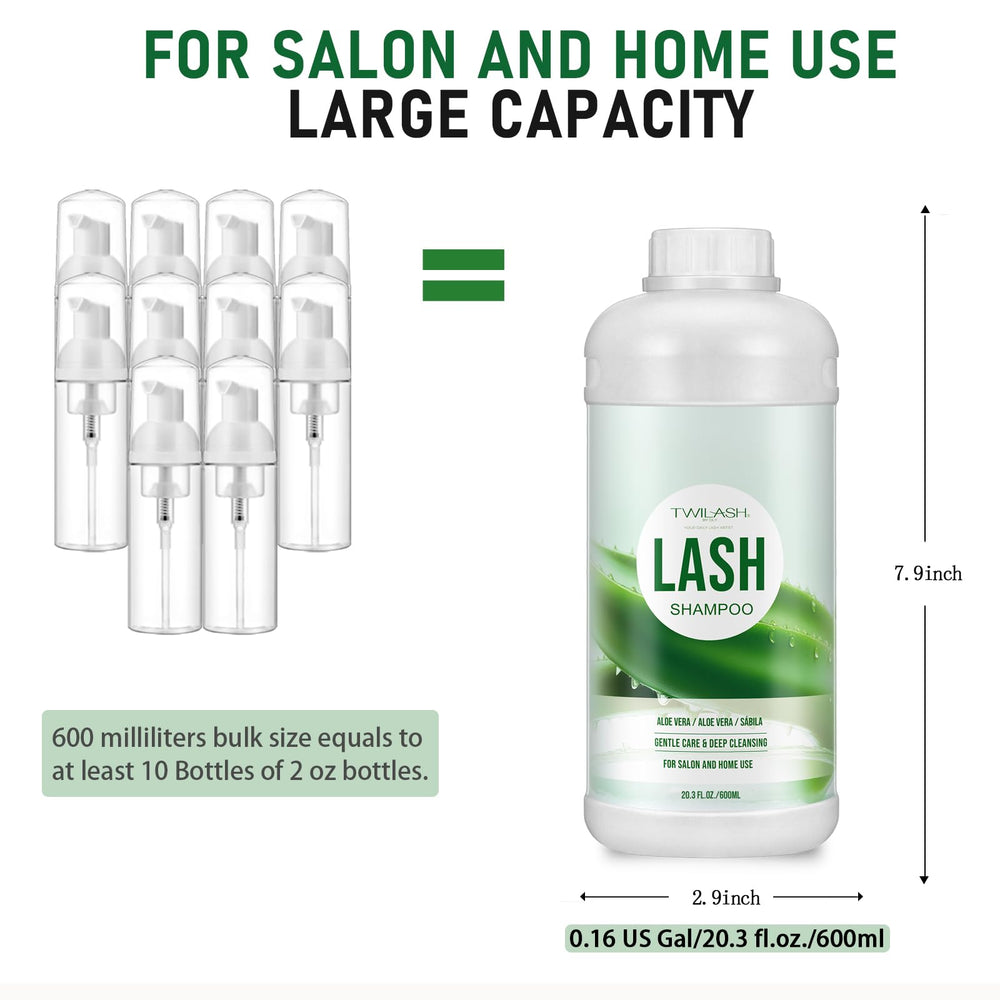 TWILASH BY DLY foam closeup highlights light fluffy texture for gentle cleansing.