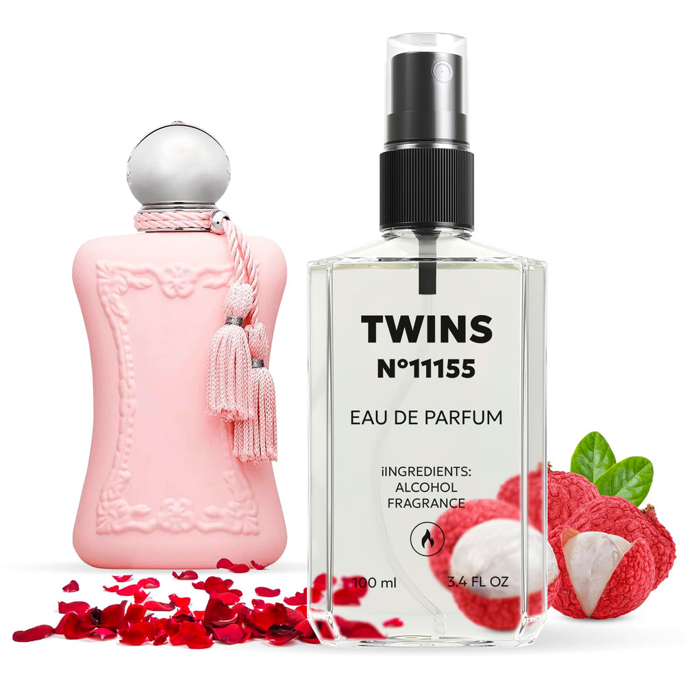 TWINS Impression of PARFUM Delina bottle front for everyday elegance.