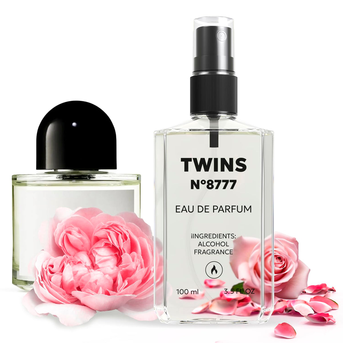 TWINS Impression of Blanche bottle front view, ideal for daily wear and signature scent