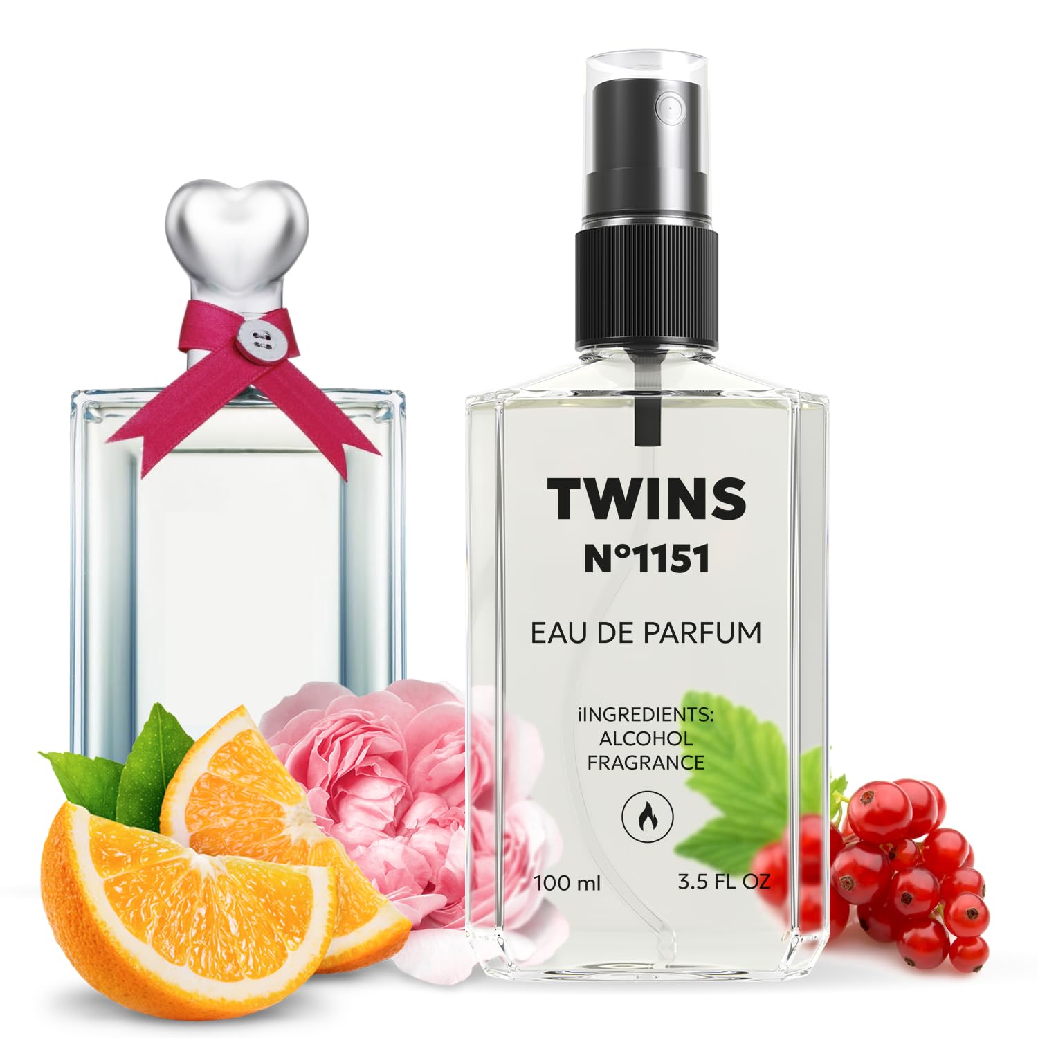 TWINS PARFUM Impression of Funny bottle front view for daytime wear.