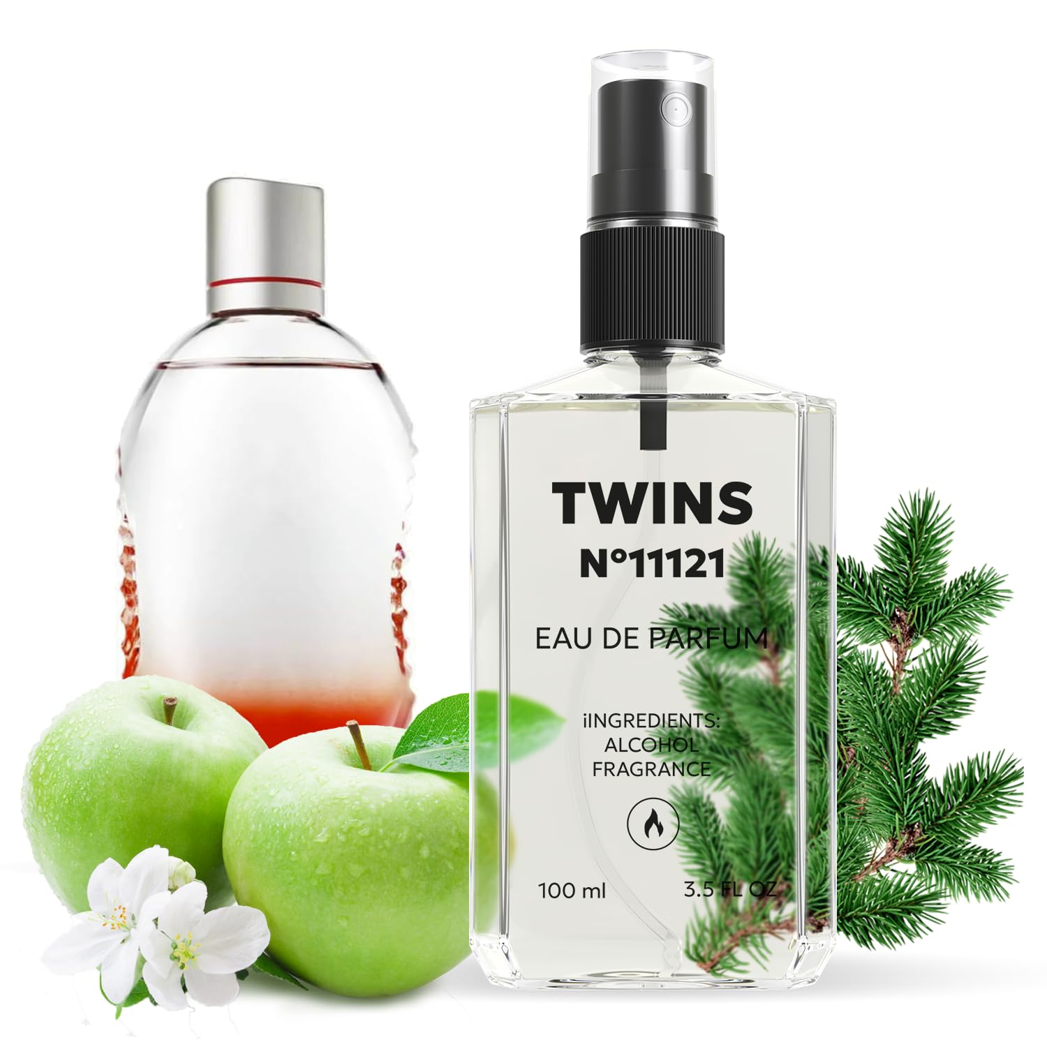 TWINS PARFUM Impression of Style In Play bottle top showing premium cap and lasting impression