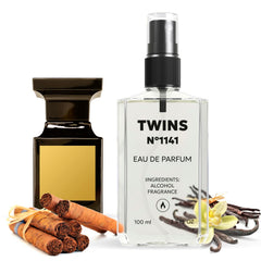 TWINS Impression of Tobacco. Vanille bottle displaying warm tobacco and vanilla notes for everyday wear