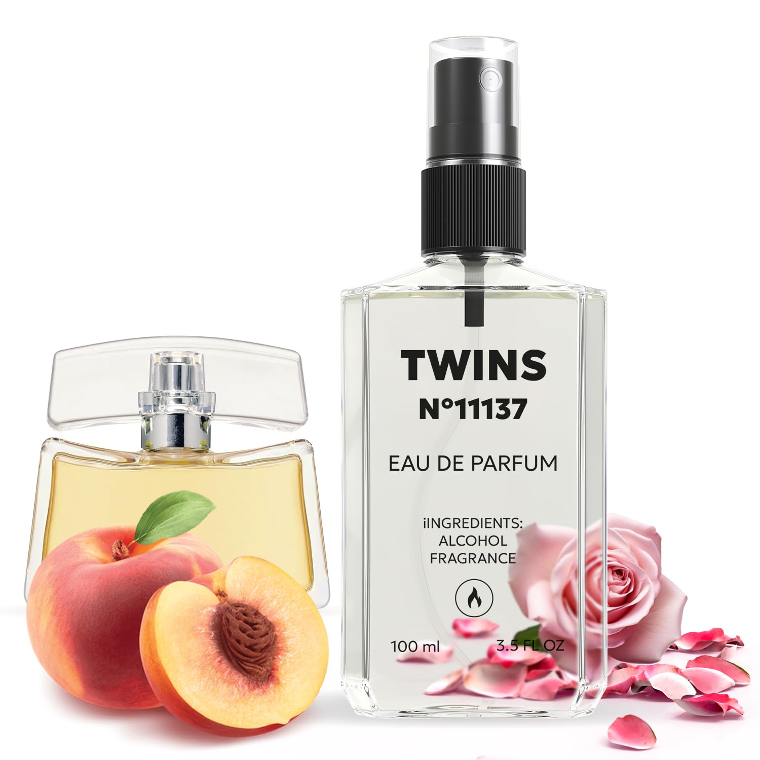 TWINS PARFUM Impression of Love in Paris bottle front, ideal for daily floral appeal.
