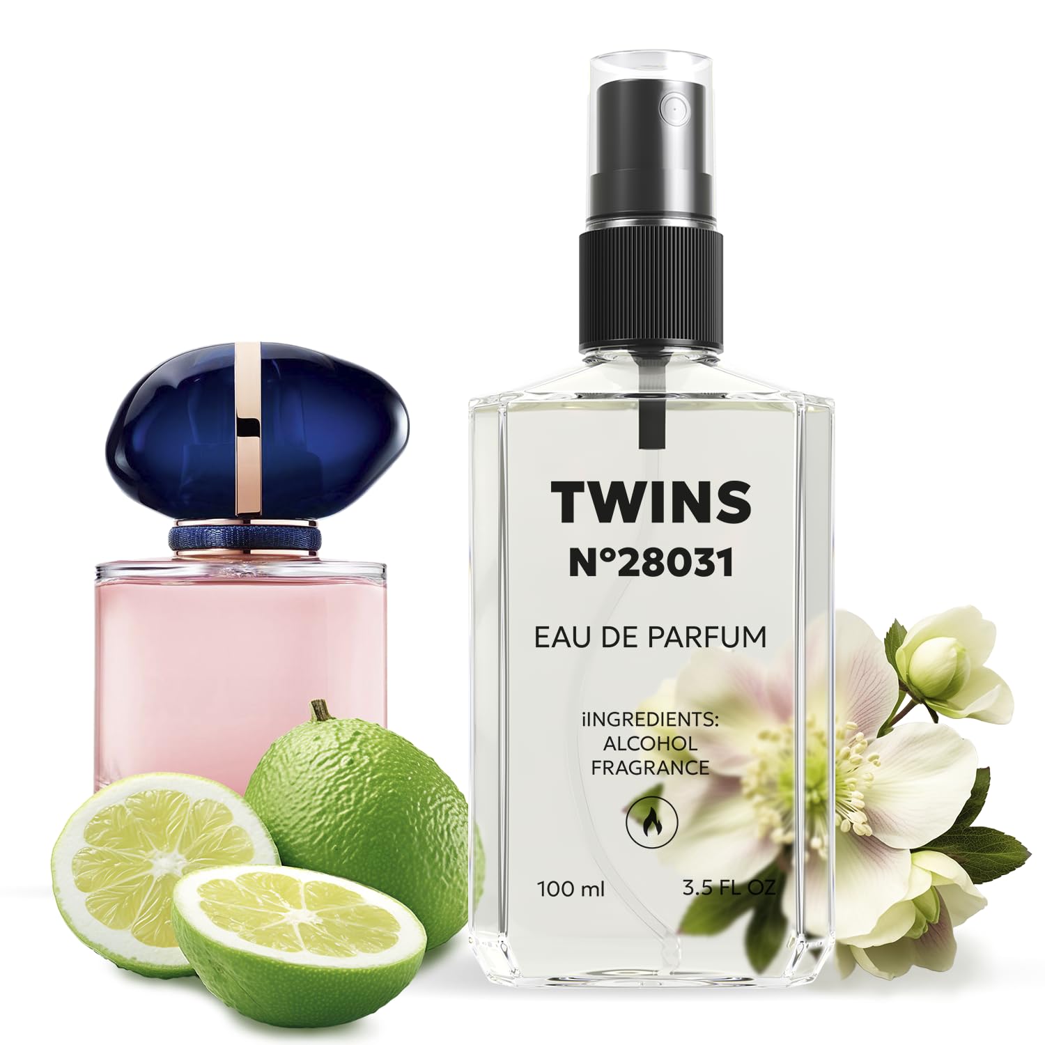 TWINS PARFUM Impression of My Way bottle for everyday elegance.