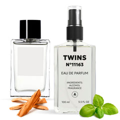 TWINS PARFUM Impression Bois Imperial bottle, front view, ideal for daily unisex wear