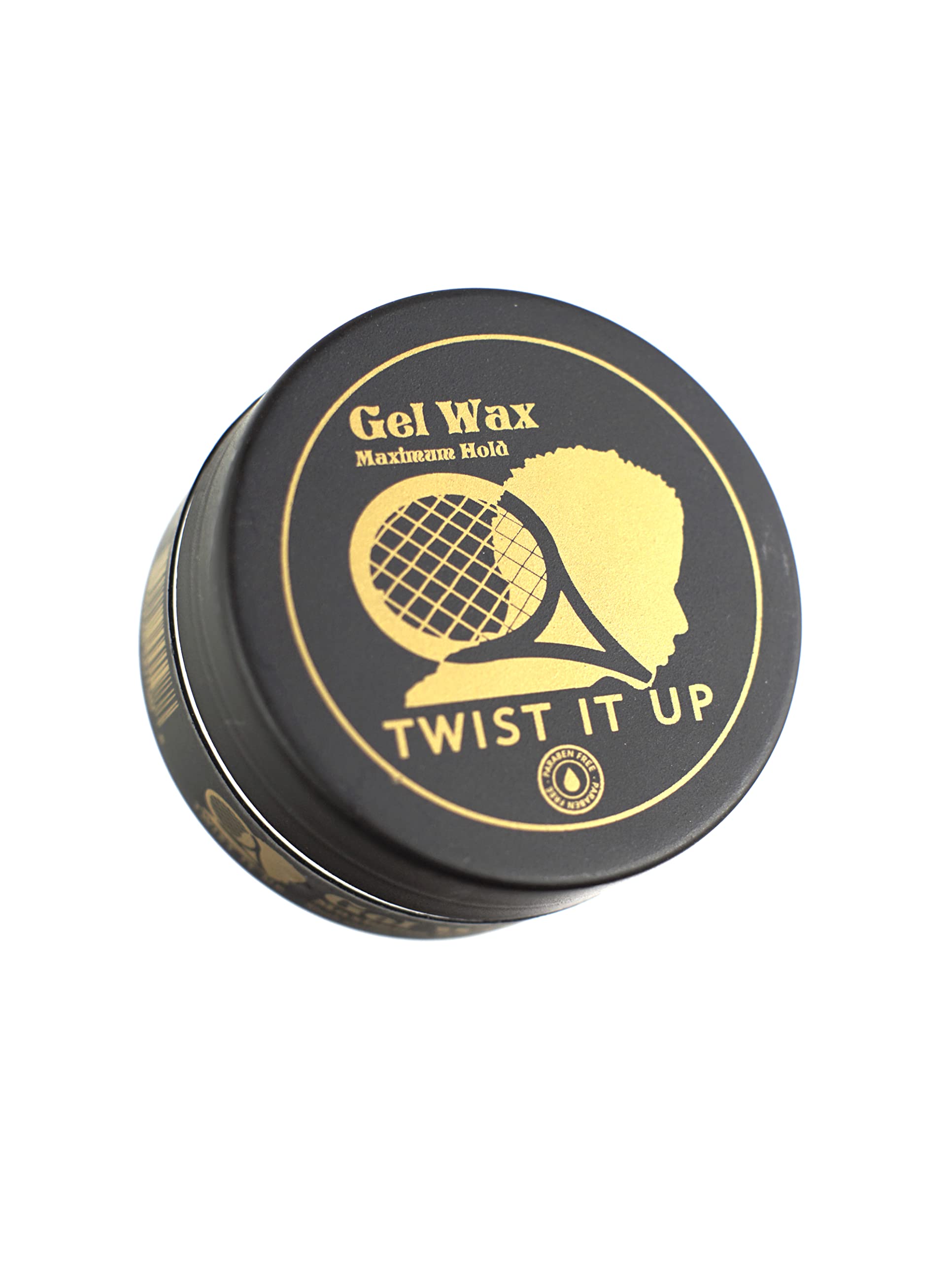 Twist It Up hair gel wax bottle pour for smooth, even wave creation.