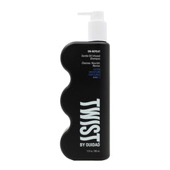 TWIST On-repeat bottle front with daily hydration focus for curls