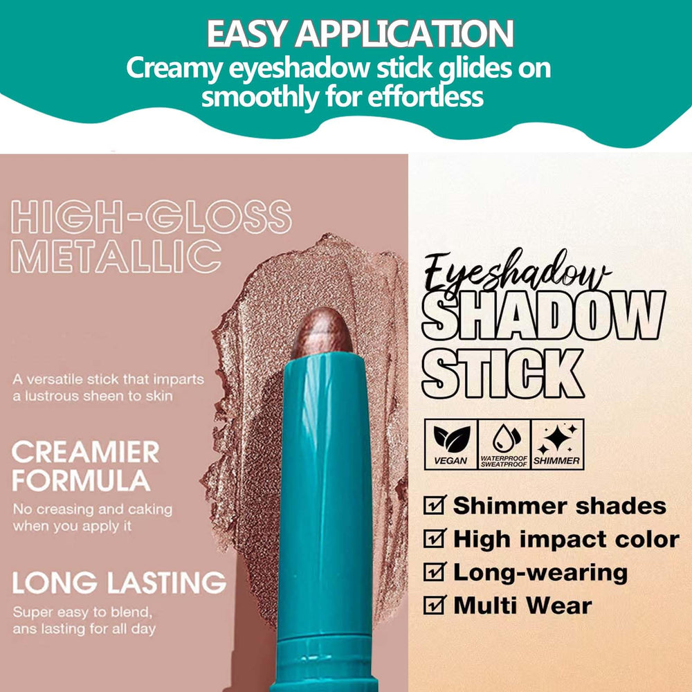 TWLBXMG Eyeshadow Stick stays put with smudge-resistant color that lasts.
