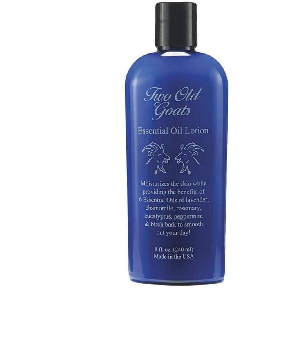 Two Old Goats Lotion 8oz bottle for deep moisture and daily skin comfort