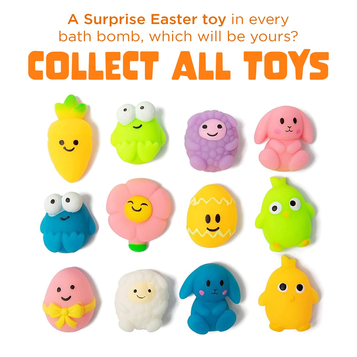 Two Sisters Easter bath bombs show colors and bubbles for a playful bath.