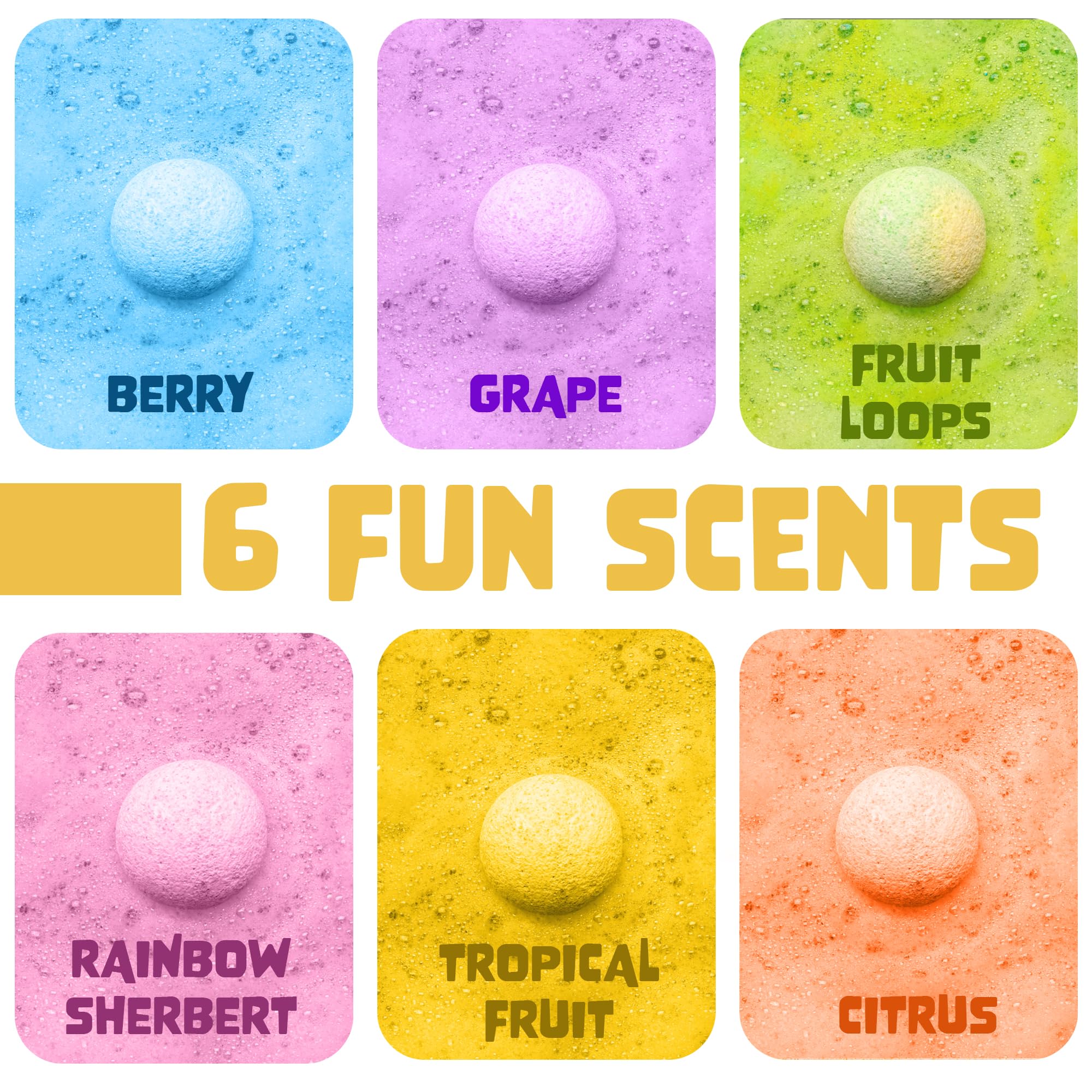 Two Sisters Valentines bath bomb features fruity scents.