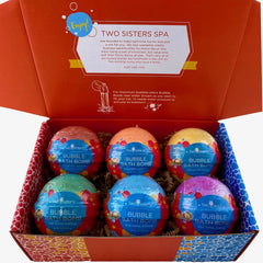 Large 5 oz bath bomb size from Two Sisters Zoo Animal line for longer fun.