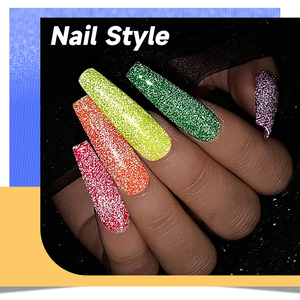 Twoeight 12-color glitter gel swatches for quick ideas