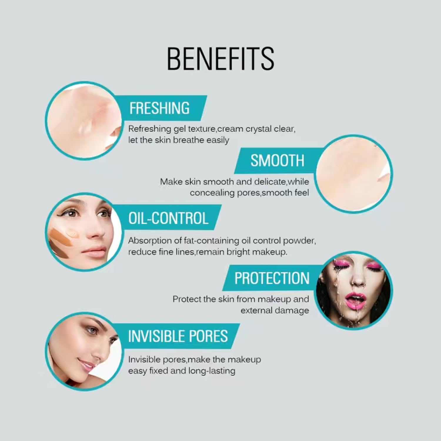 TWOMODE primer pores blurred for soft-focus skin