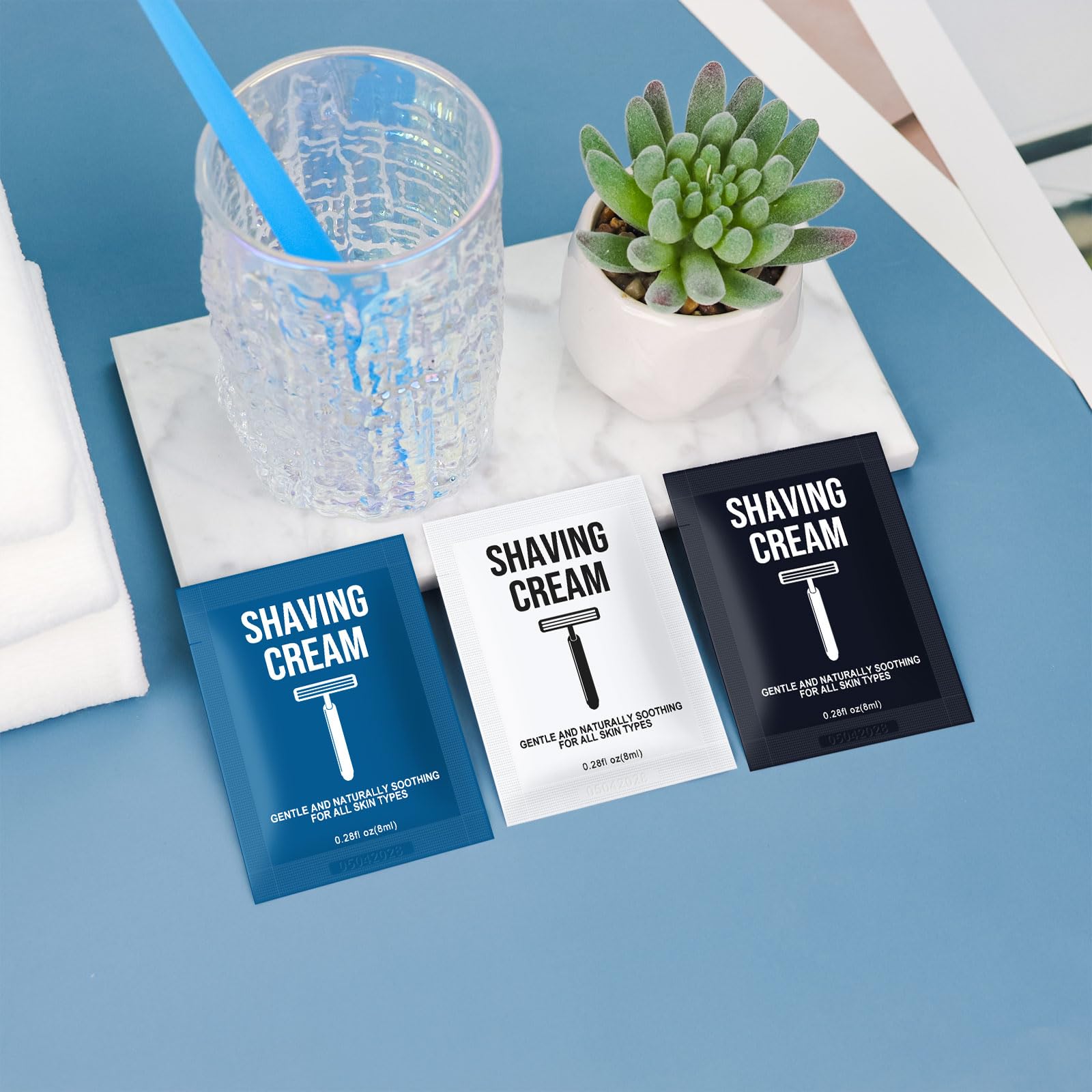 Twoworld donation-friendly travel shave cream, easy to share with others.