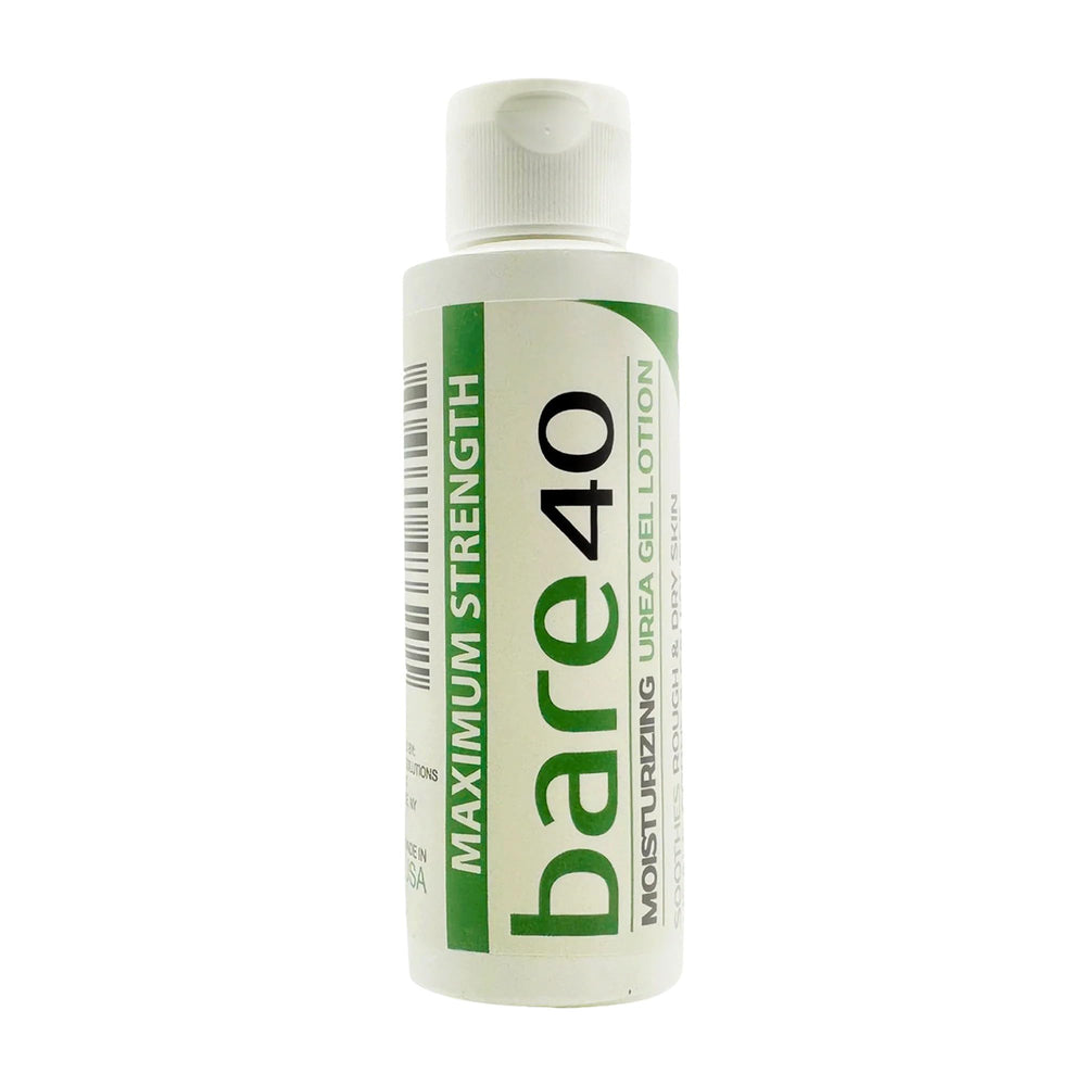 TXLSC Bare40 Pro lotion bottle showcasing high 40% urea hydration.
