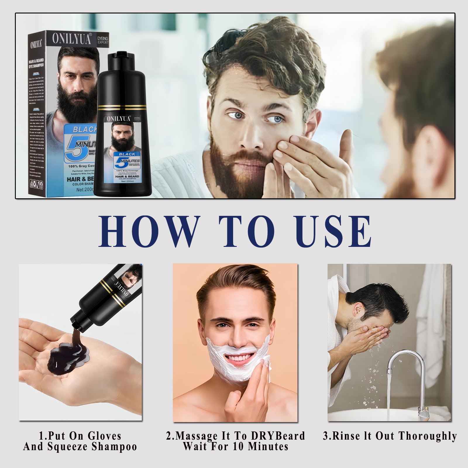 TYAYW finished beard color may create a younger, refreshed look