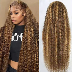 Tylokra 30inch highlight ombre lace front wig with natural movement for daily styling.