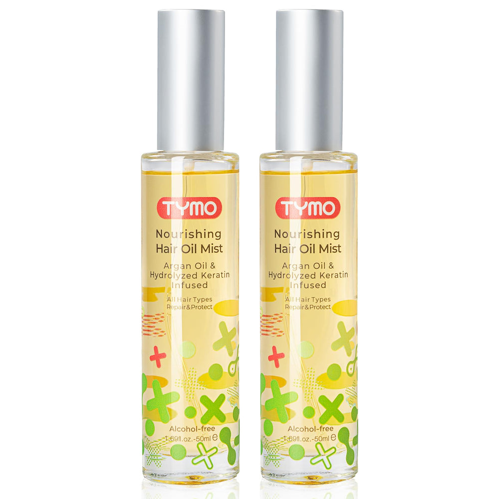 TYMO Argan Hair Oil Spray bottle for precise, mess-free hydration