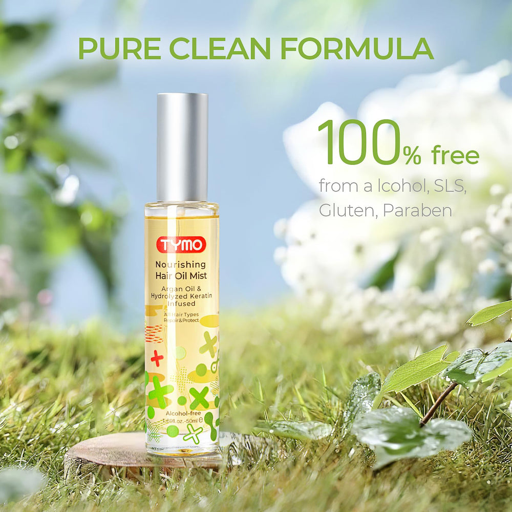 TYMO Argan Hair Oil Spray offers daily UV and heat protection
