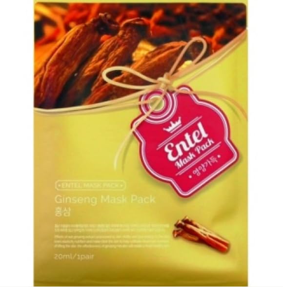 ENTEL Ginseng Sheet Masque gift nourishes dull skin for a radiant look