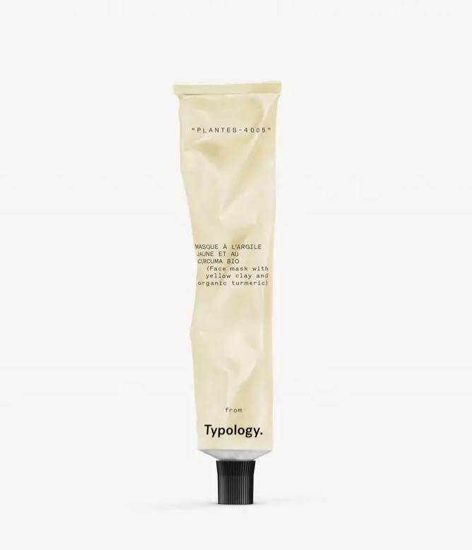 Typology P74 Radiance Masque with yellow clay purifies and brightens the complexion