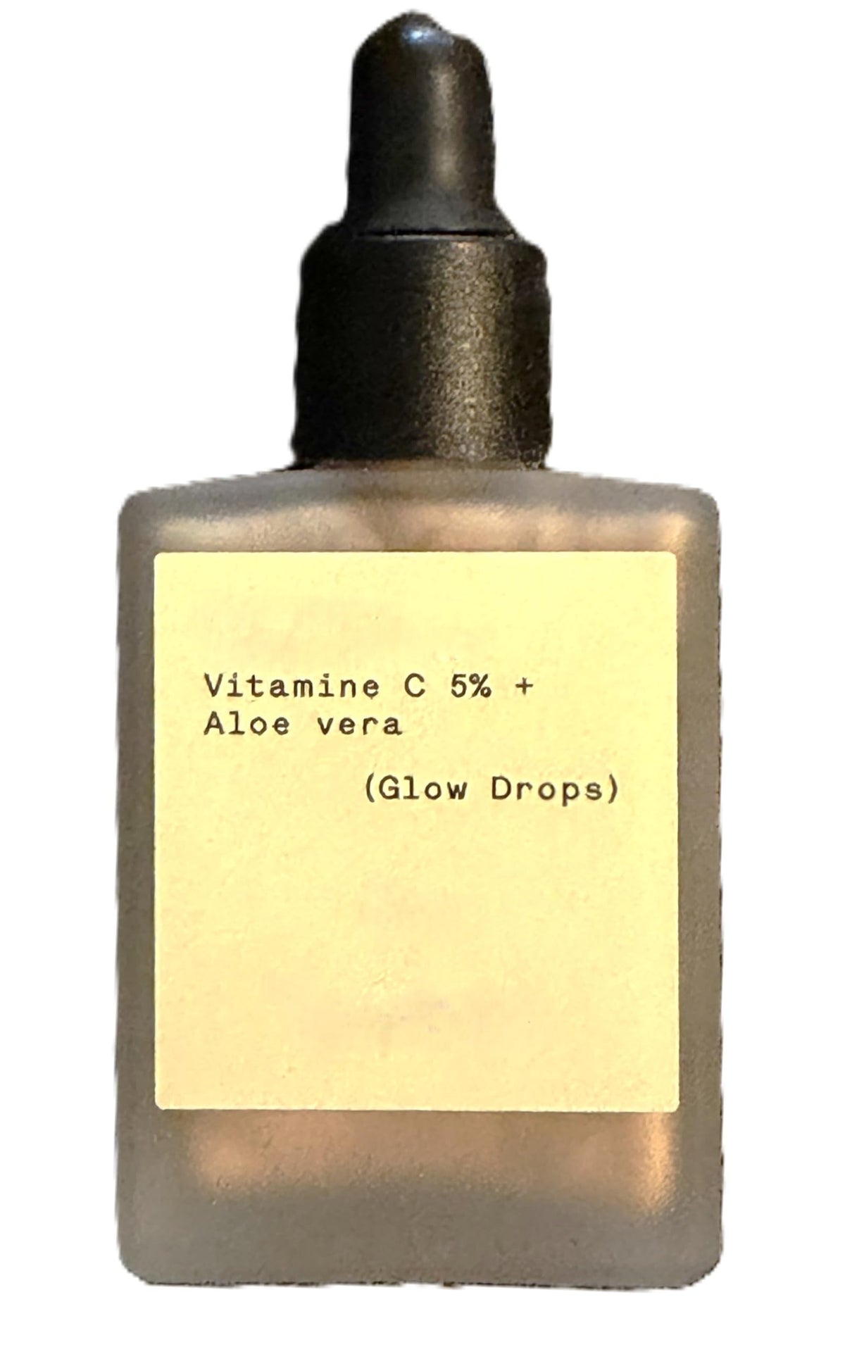 Typology Paris Glow Drops bottle shows a brightening concentrate for all skin tones.