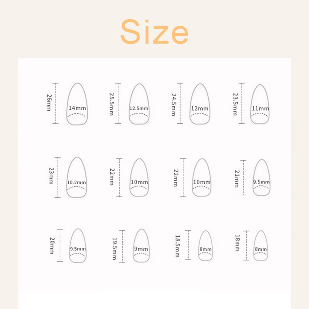 Tyuimhx nails are made from ABS acrylic, non-toxic and odorless for comfortable wear.
