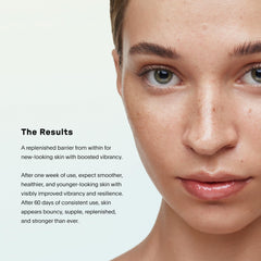 U Beauty Barrier Night Cream hydration shot texture in hand suggests intensive moisture